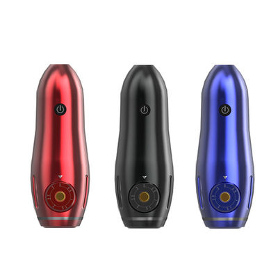Red Color Short Tattoo Pen With Adjustable Needle Tattoo Machine For Body Art Professional Artists