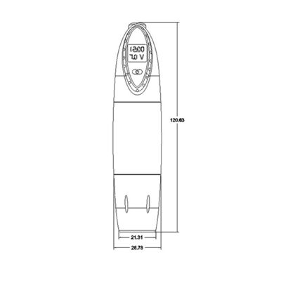 Rechargeable Tattoo Pen Wireless 1600mAh Capacity Blue Color