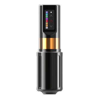 Black Silver Color Wireless Tattoo Machine Pen With 4.5mm Stroke